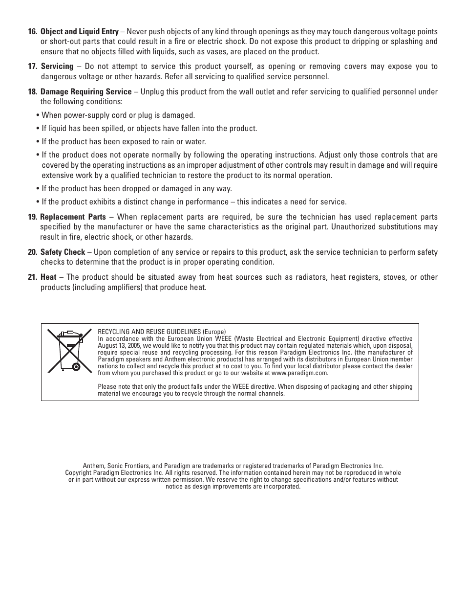 Anthem Integrated 225 User Manual | Page 4 / 16