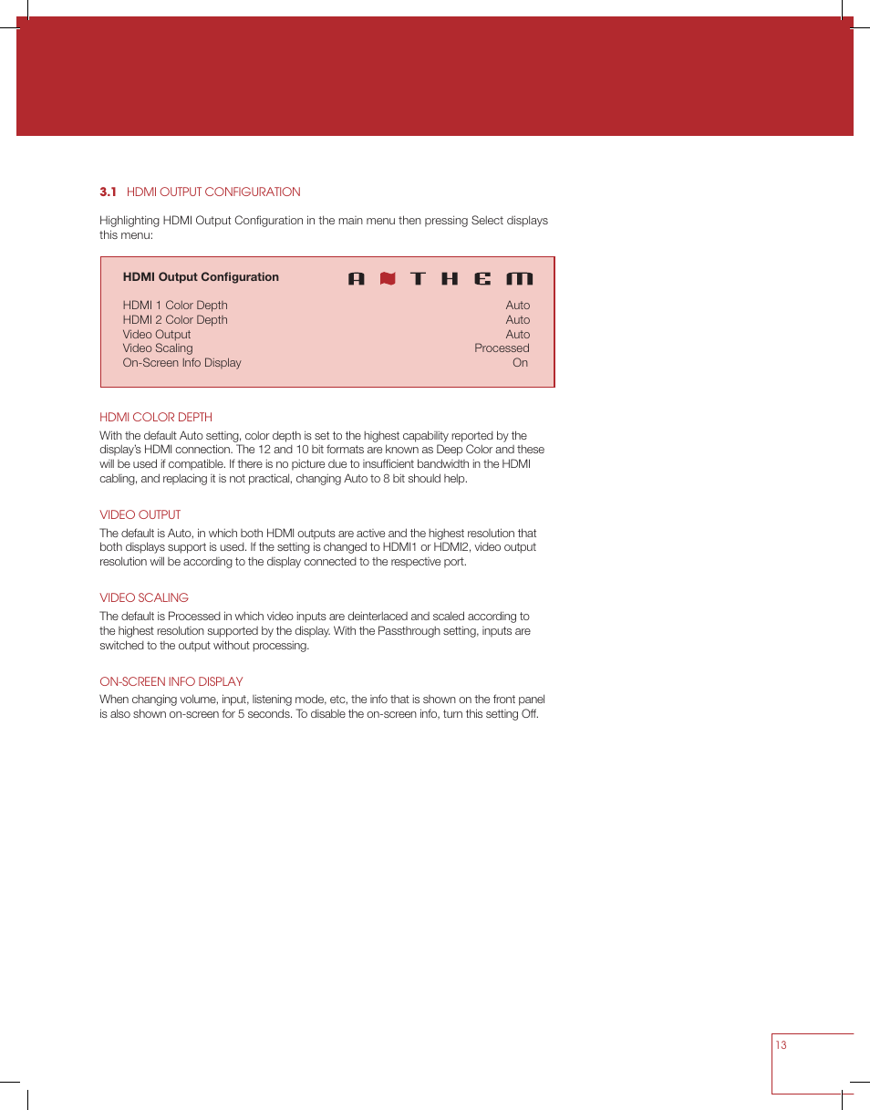 Anthem MRX 710 User Manual | Page 22 / 60