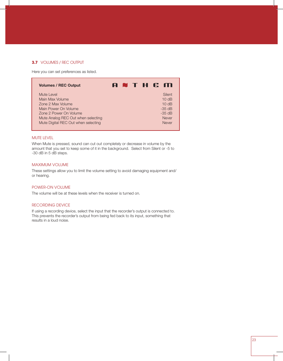 Anthem MRX 710 User Manual | Page 32 / 60