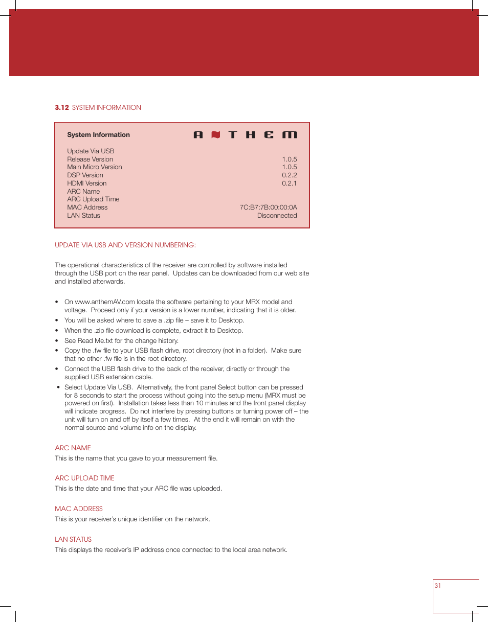 Anthem MRX 710 User Manual | Page 40 / 60