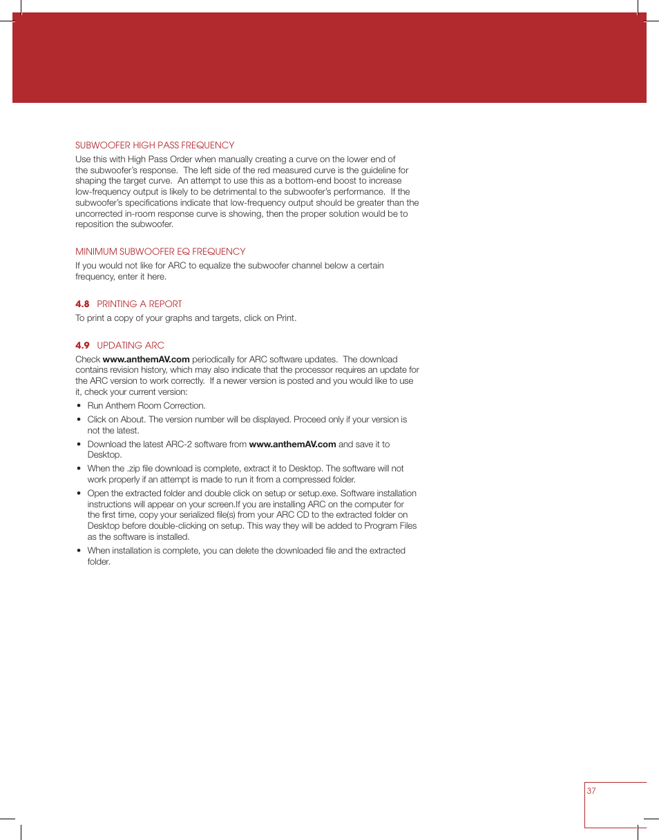 Anthem MRX 710 User Manual | Page 46 / 60