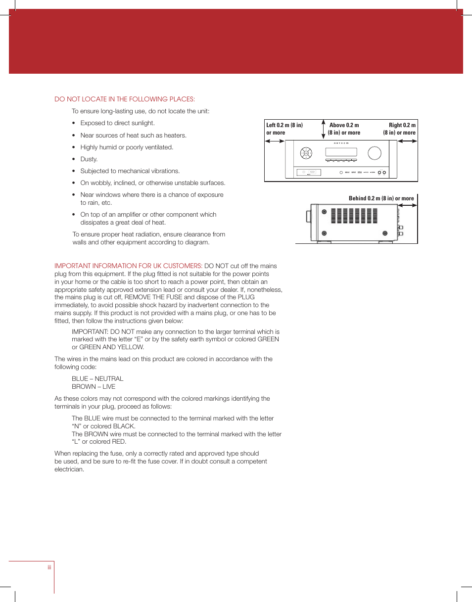 Anthem MRX 710 User Manual | Page 7 / 60
