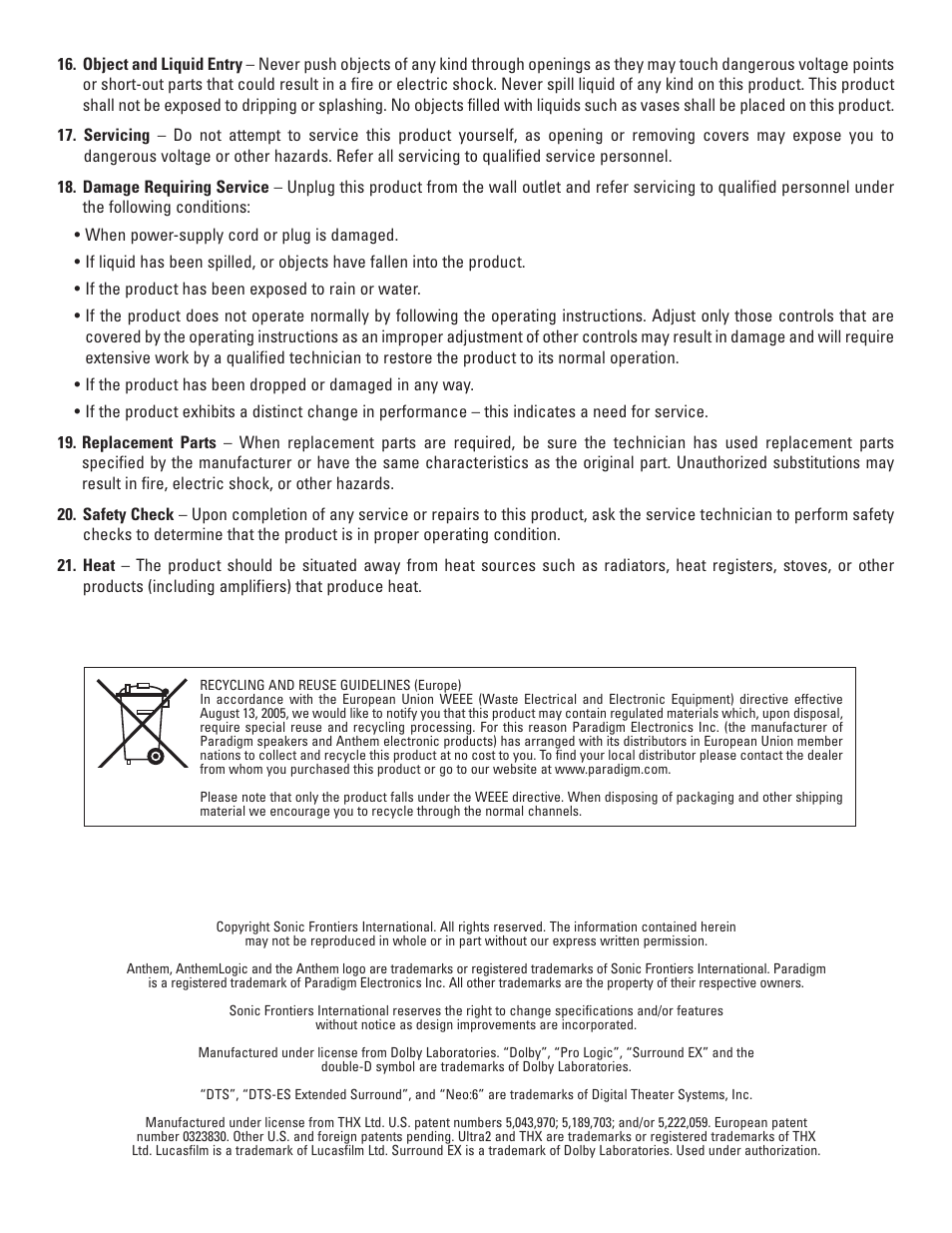 Anthem AVM 30 User Manual | Page 4 / 84