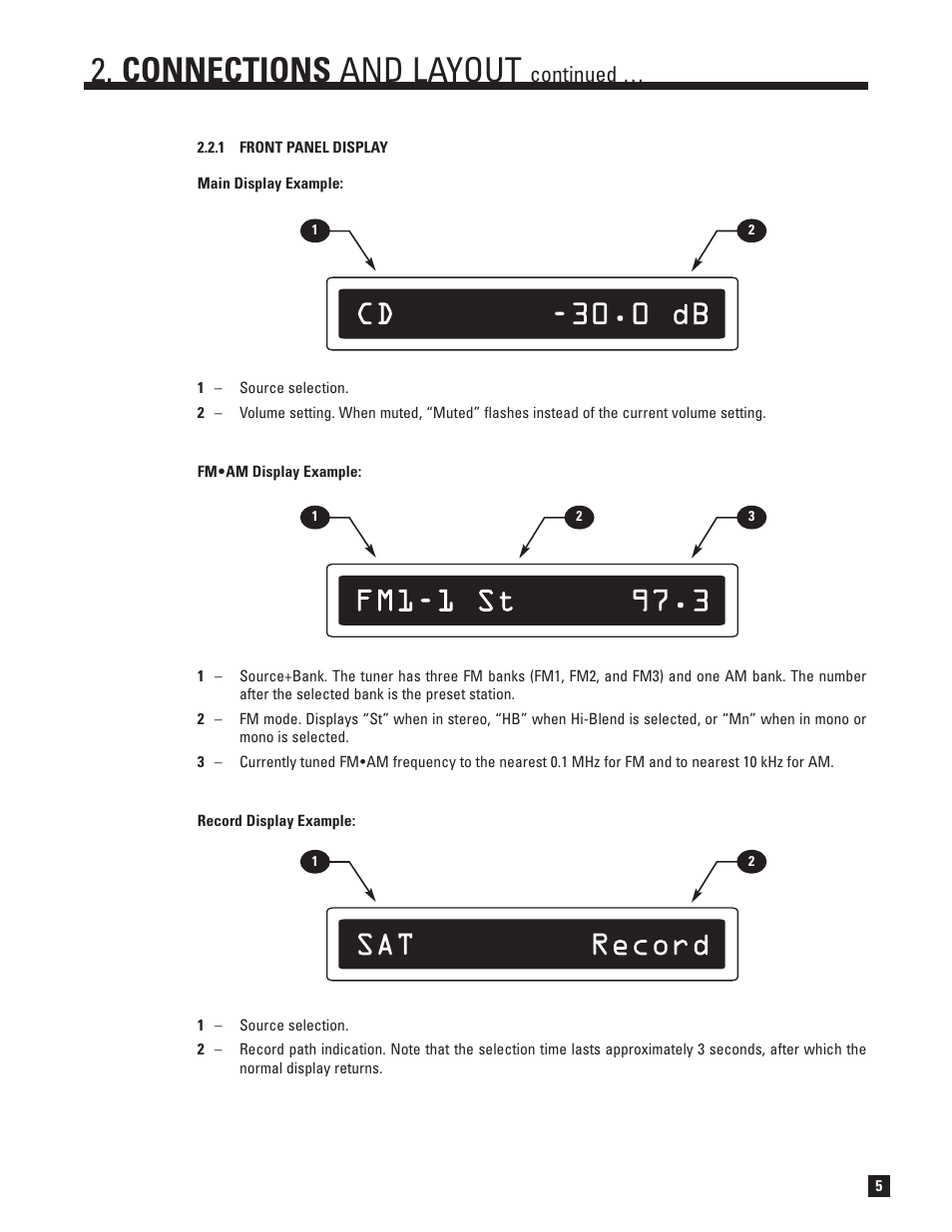 Connections and layout, Continued | Anthem TLP 1 User Manual | Page 11 / 32