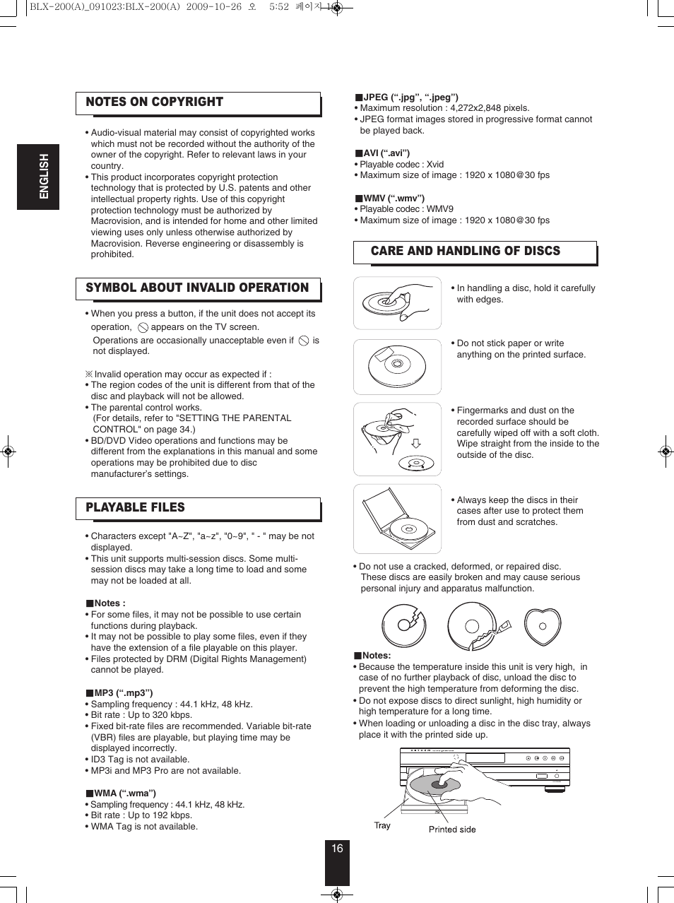 Anthem BLX 200 User Manual | Page 16 / 46