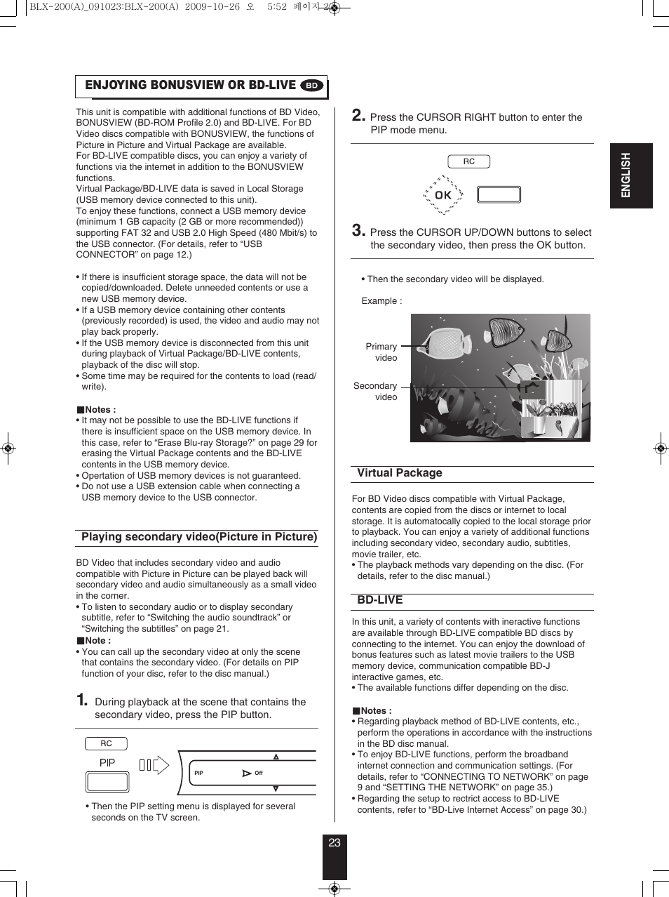 Anthem BLX 200 User Manual | Page 23 / 46