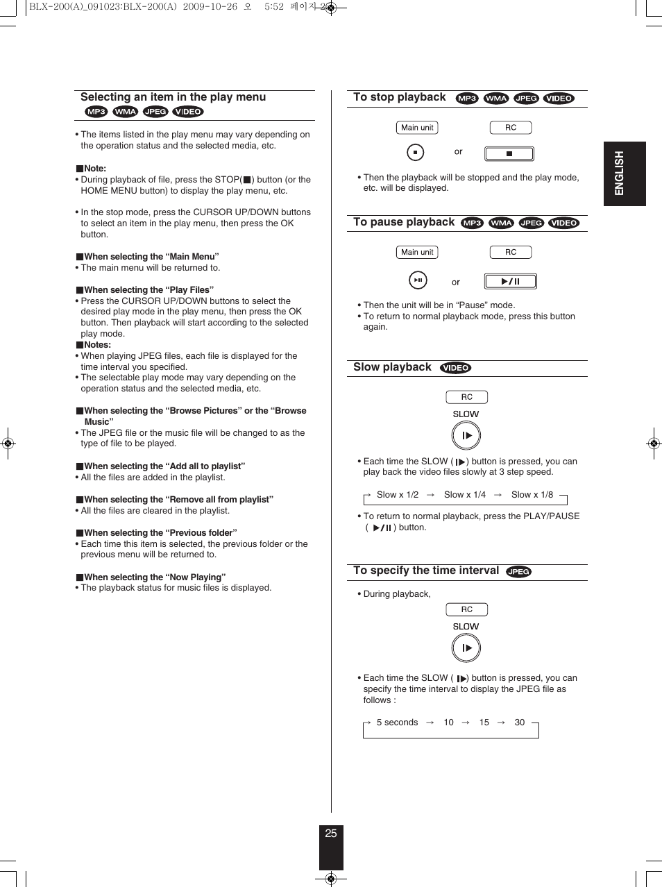 Anthem BLX 200 User Manual | Page 25 / 46