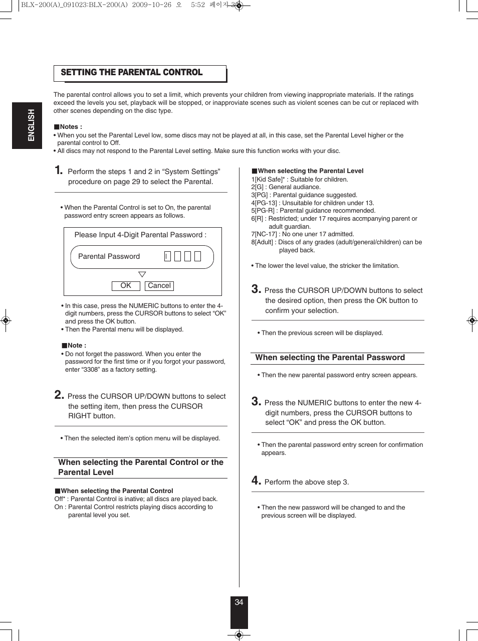 Anthem BLX 200 User Manual | Page 34 / 46