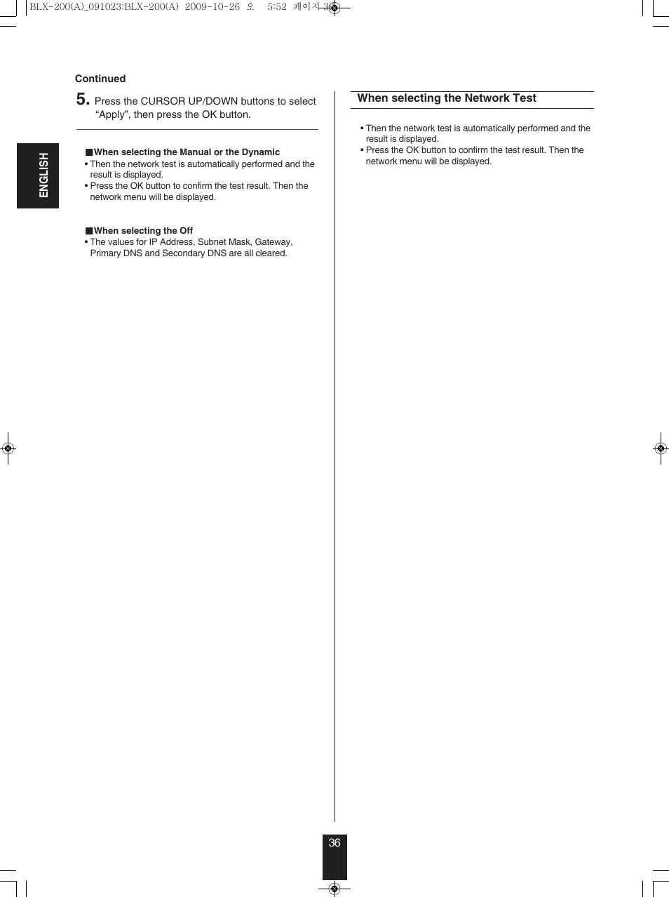 Anthem BLX 200 User Manual | Page 36 / 46