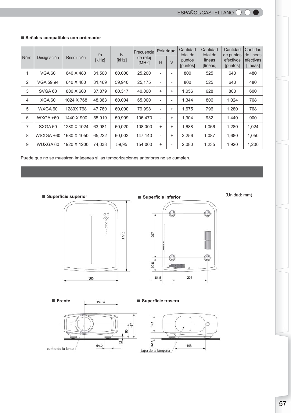 Dimensiones | Anthem LTX 300 User Manual | Page 173 / 174