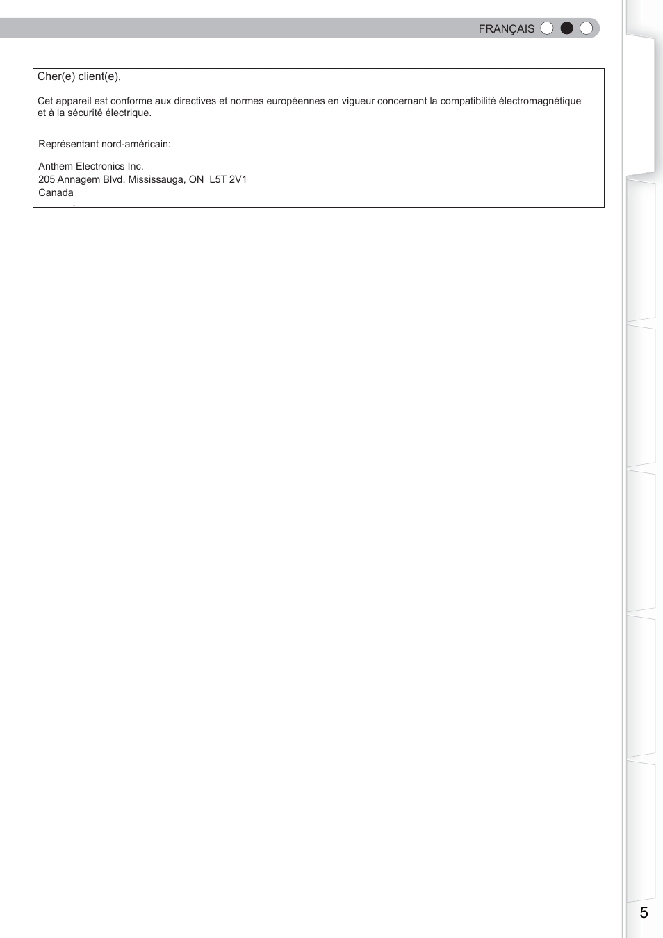 Anthem LTX 300 User Manual | Page 63 / 174