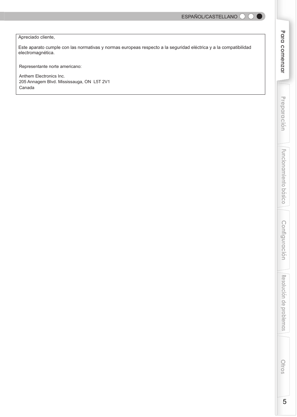 Anthem LTX 300v User Manual | Page 121 / 174