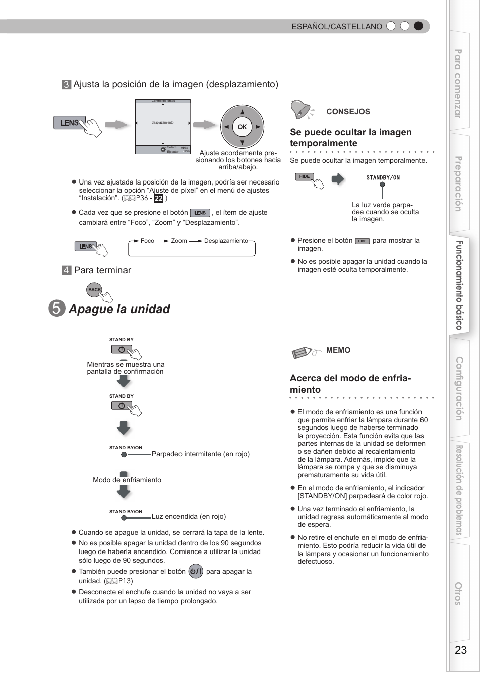 Apague la unidad | Anthem LTX 300v User Manual | Page 139 / 174