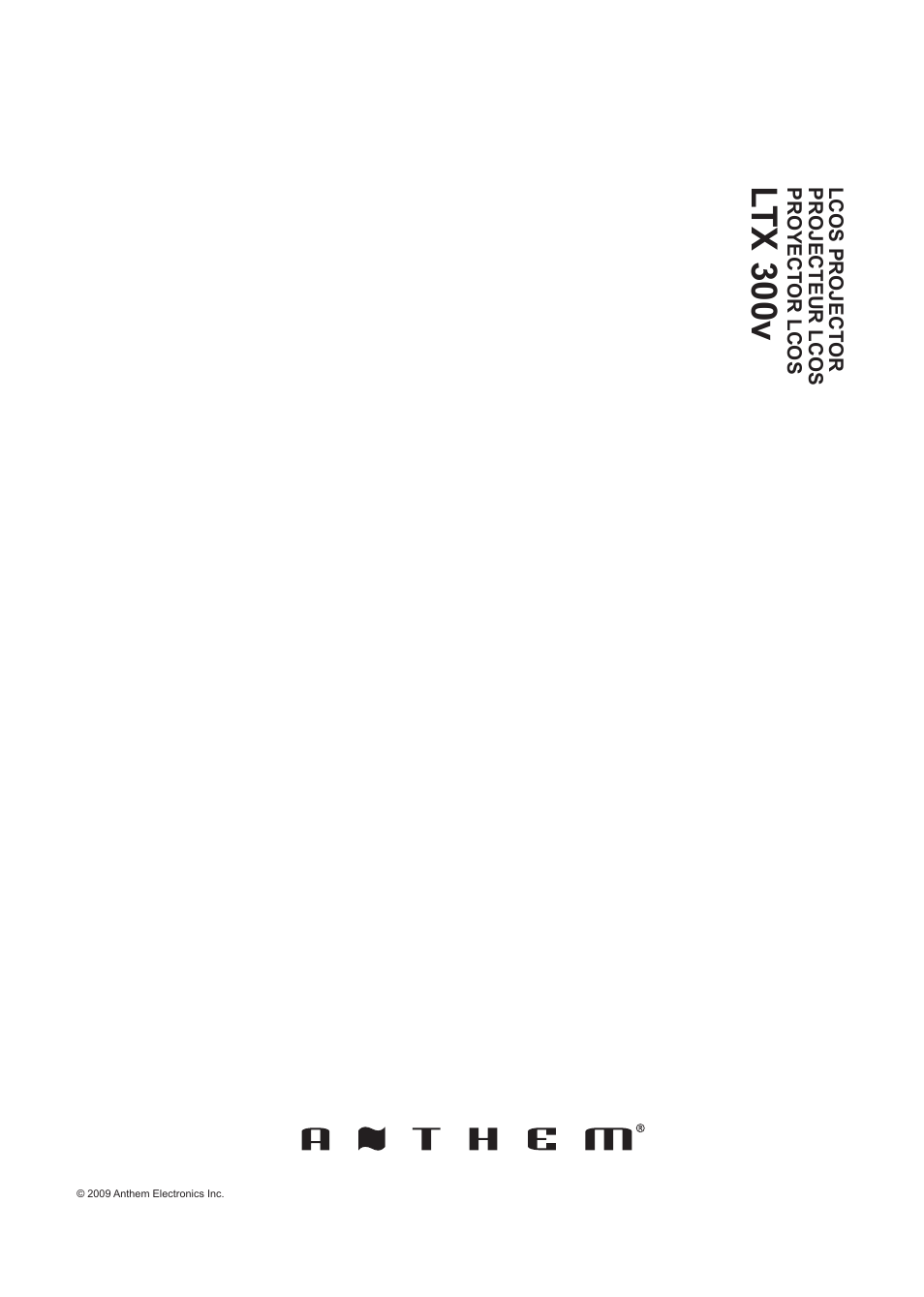 Ltx 300v | Anthem LTX 300v User Manual | Page 174 / 174