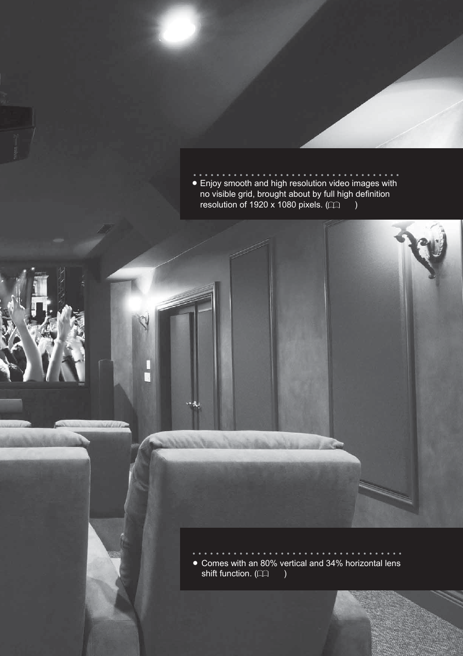 Perfect for any location, Beautiful images on the big screen | Anthem LTX 500 User Manual | Page 11 / 182