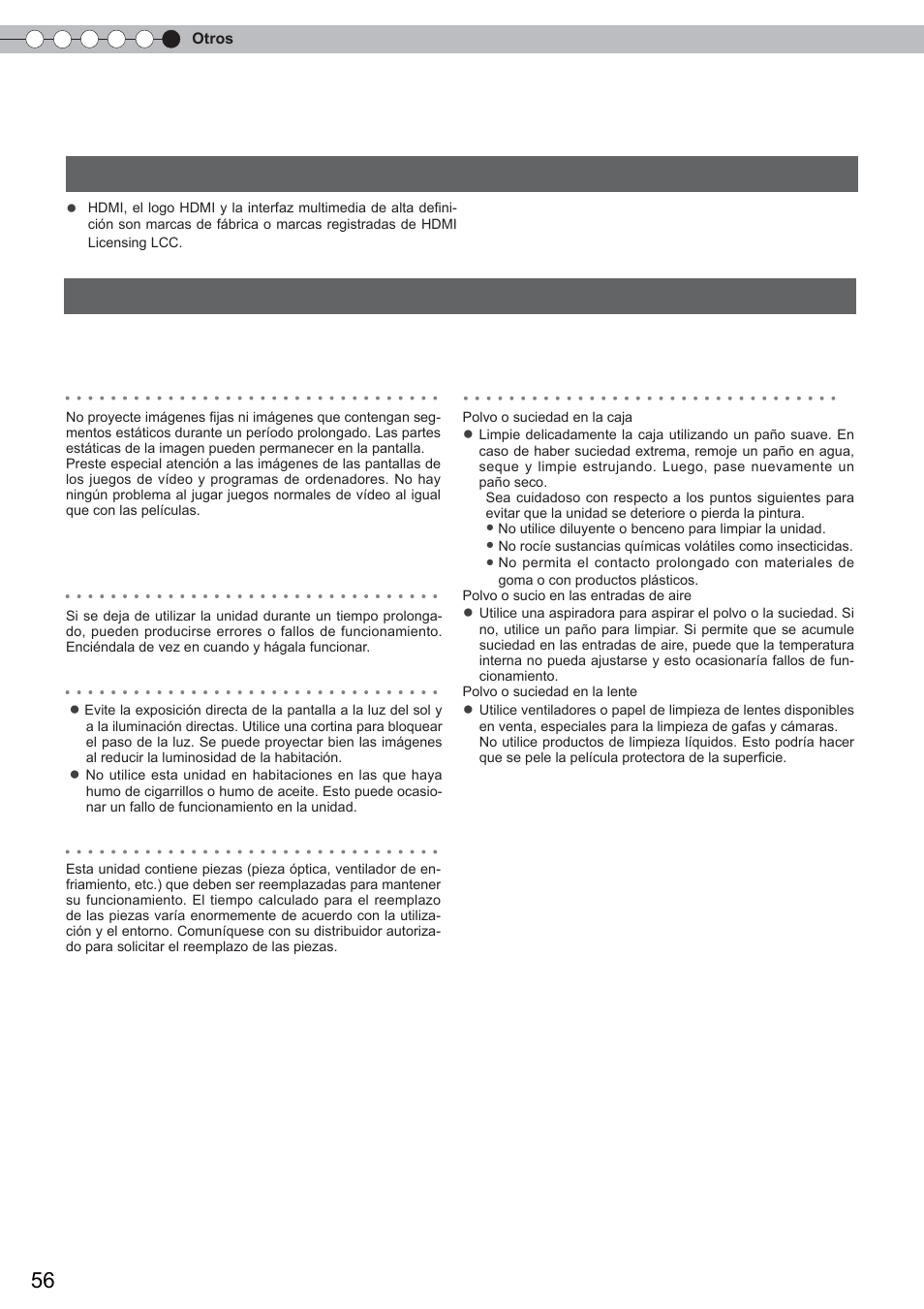 Derechos de autor y advertencia, Advertencia | Anthem LTX 500 User Manual | Page 176 / 182