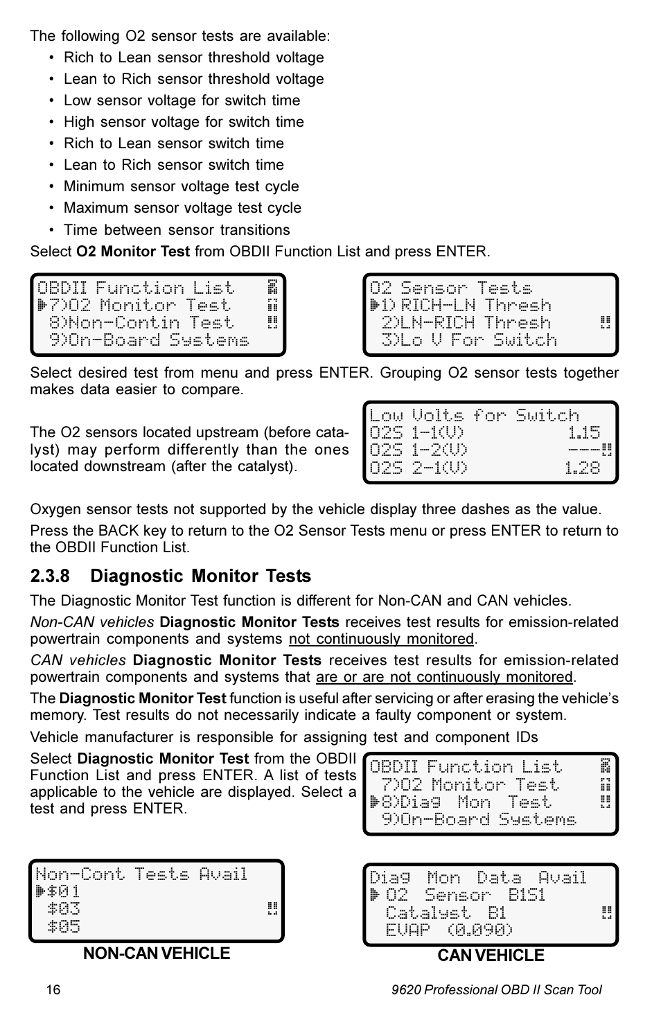 Actron KAL9620A User Manual | Page 16 / 36