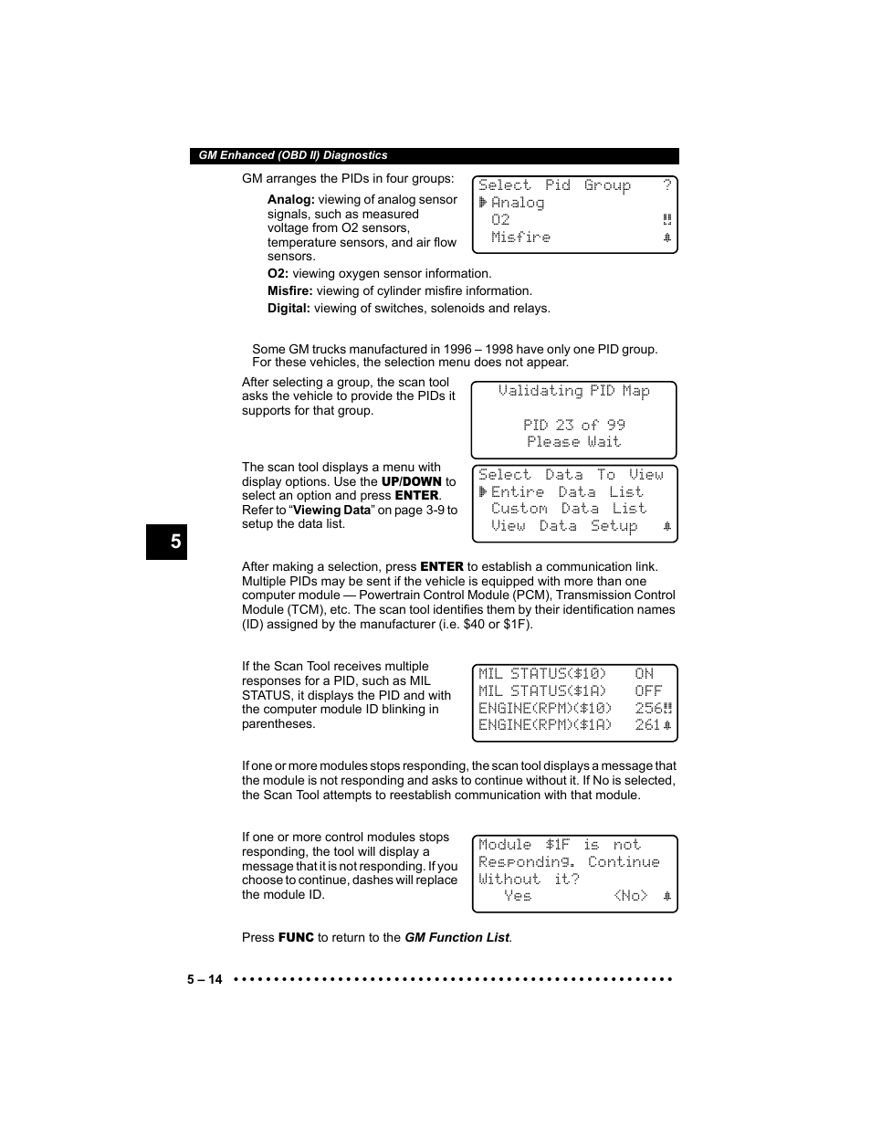 Actron KAL9640B User Manual | Page 70 / 144