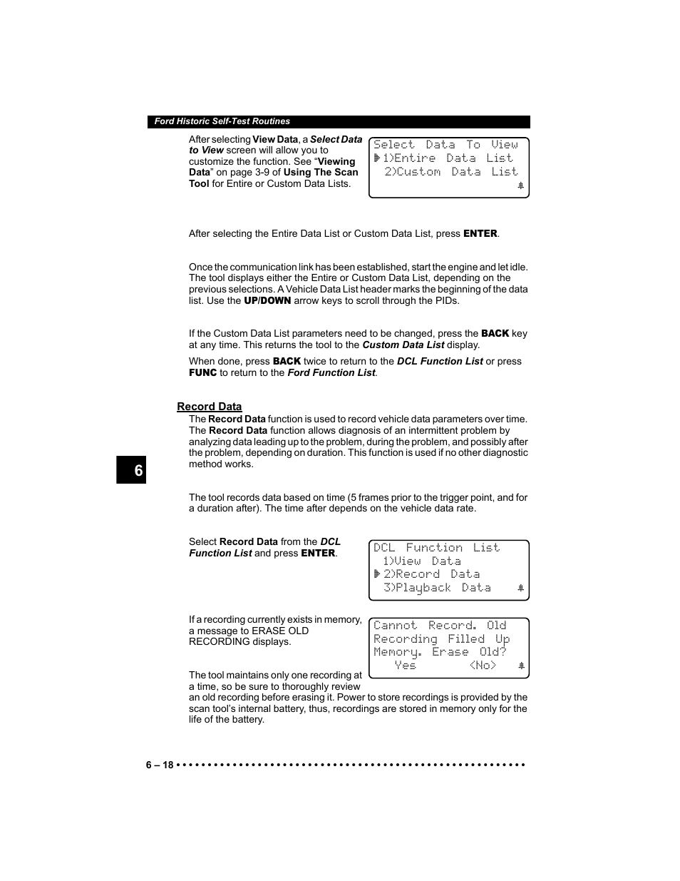 Record data | Actron KAL9640B User Manual | Page 92 / 144