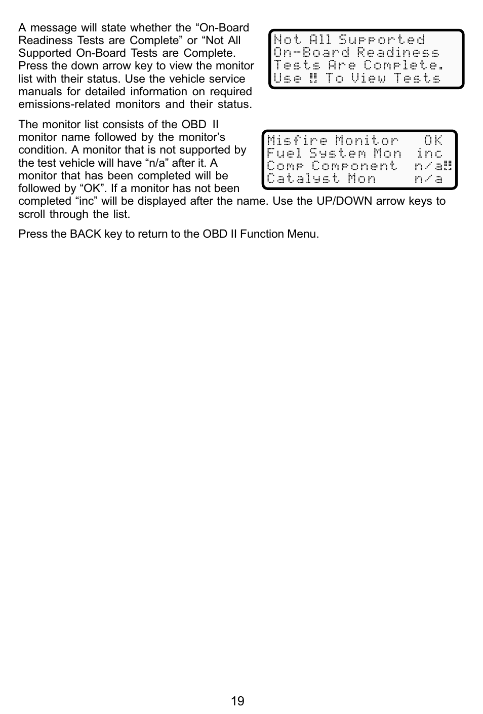 Actron KAL9615 User Manual | Page 19 / 48