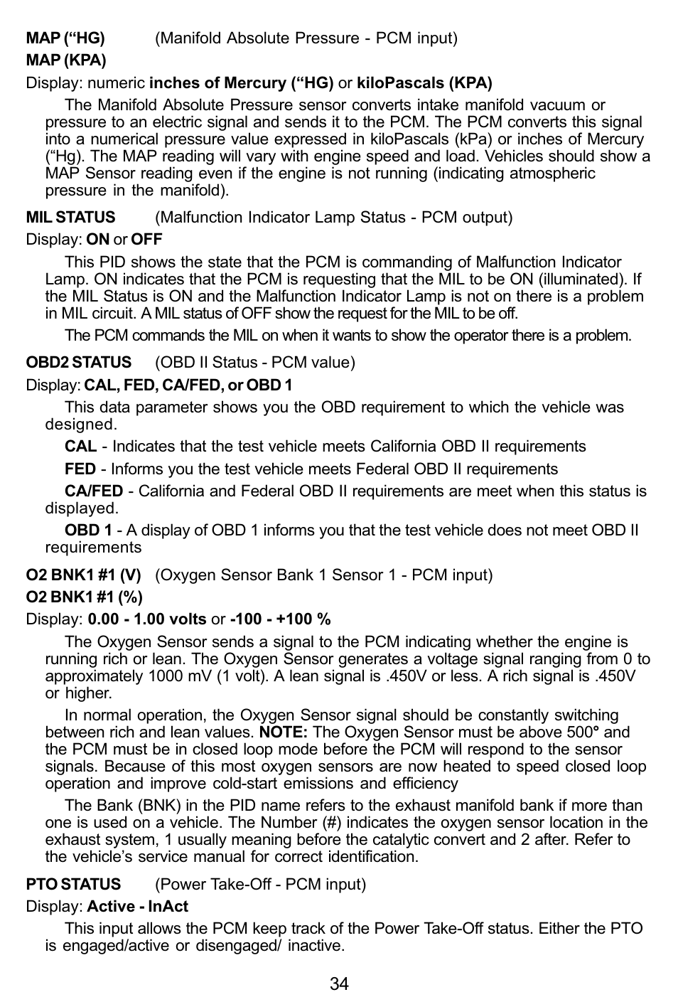Actron KAL9615 User Manual | Page 34 / 48