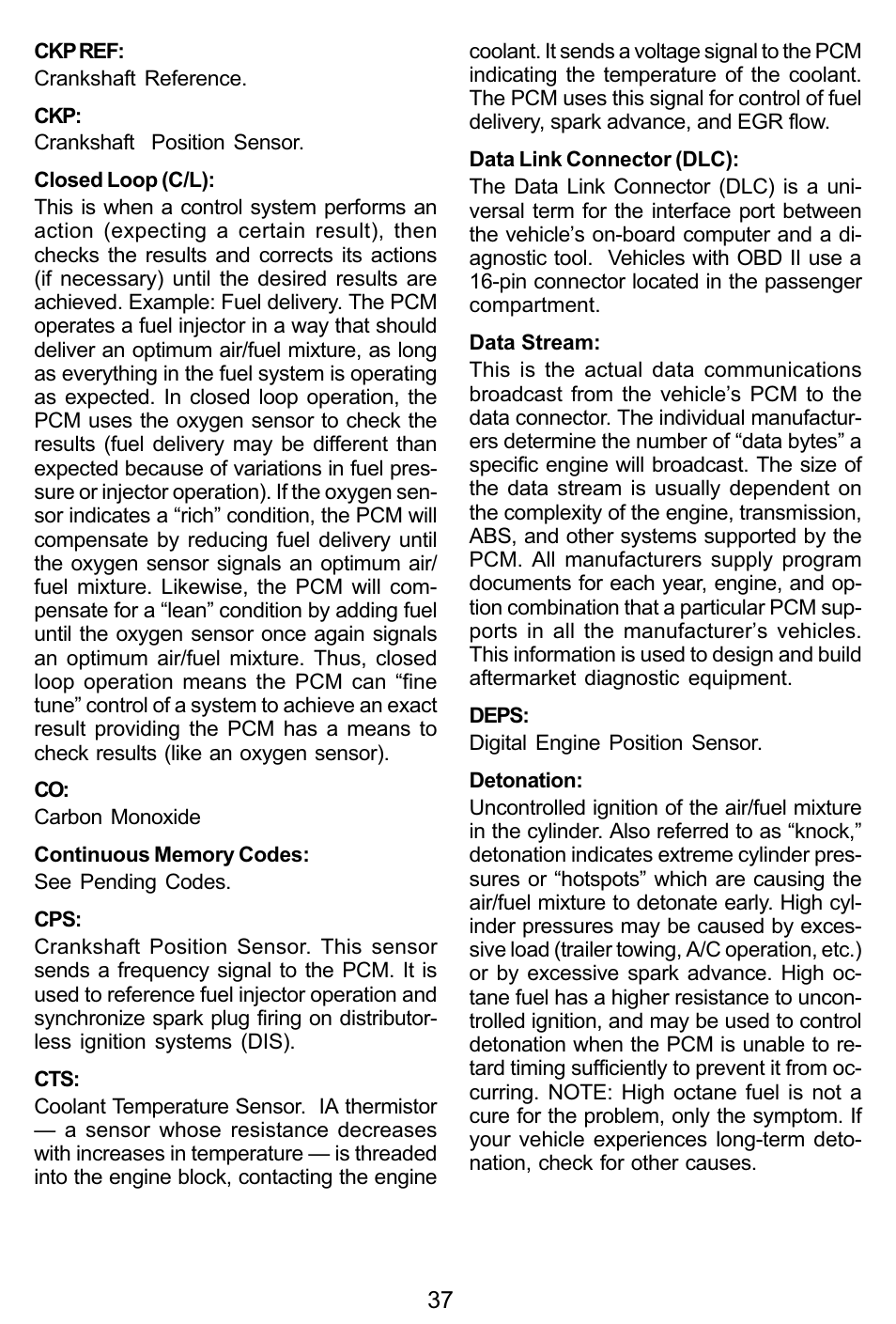 Actron KAL9615 User Manual | Page 37 / 48