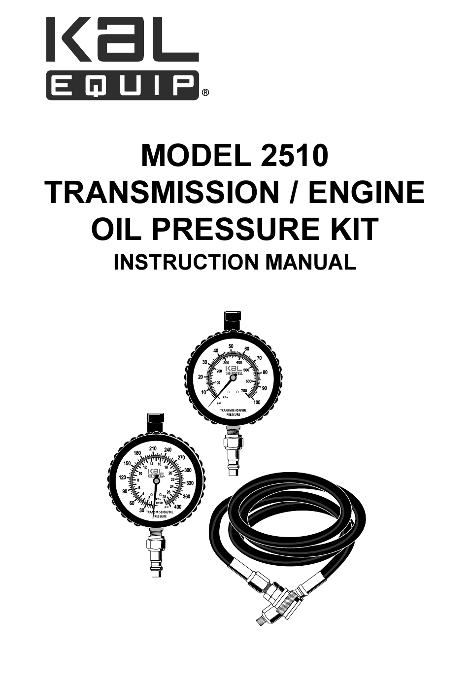 Actron KAL2510 User Manual | 8 pages