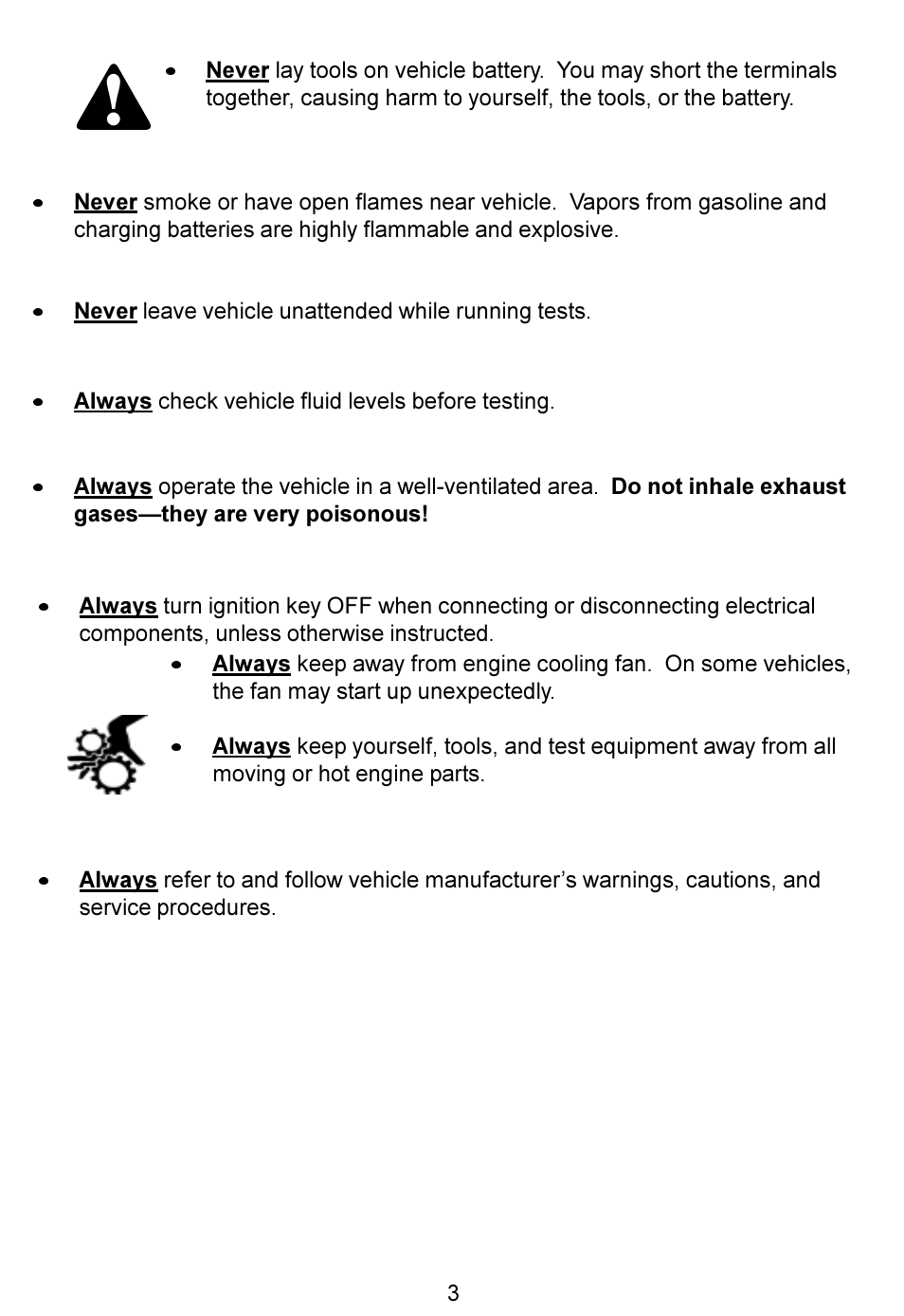 Actron KAL2510 User Manual | Page 3 / 8