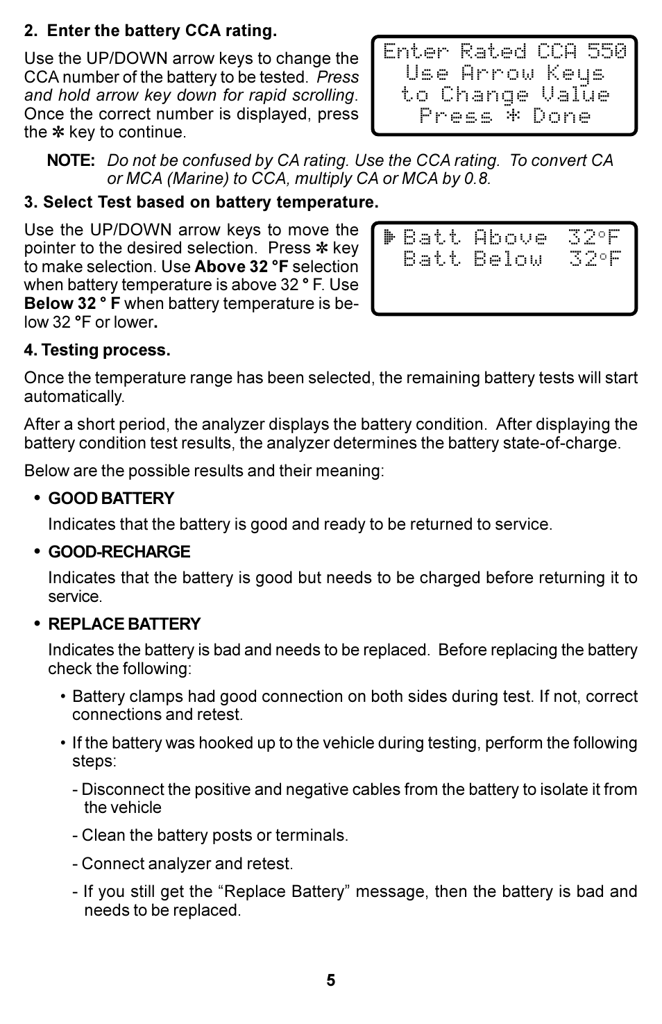 Actron KAL8600 User Manual | Page 5 / 8