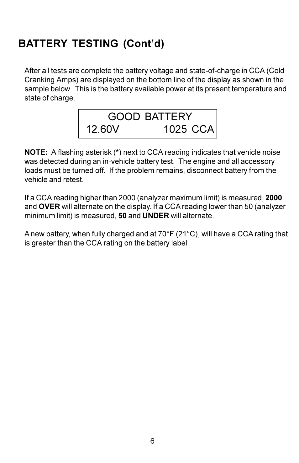 Actron KAL8500 User Manual | Page 6 / 8