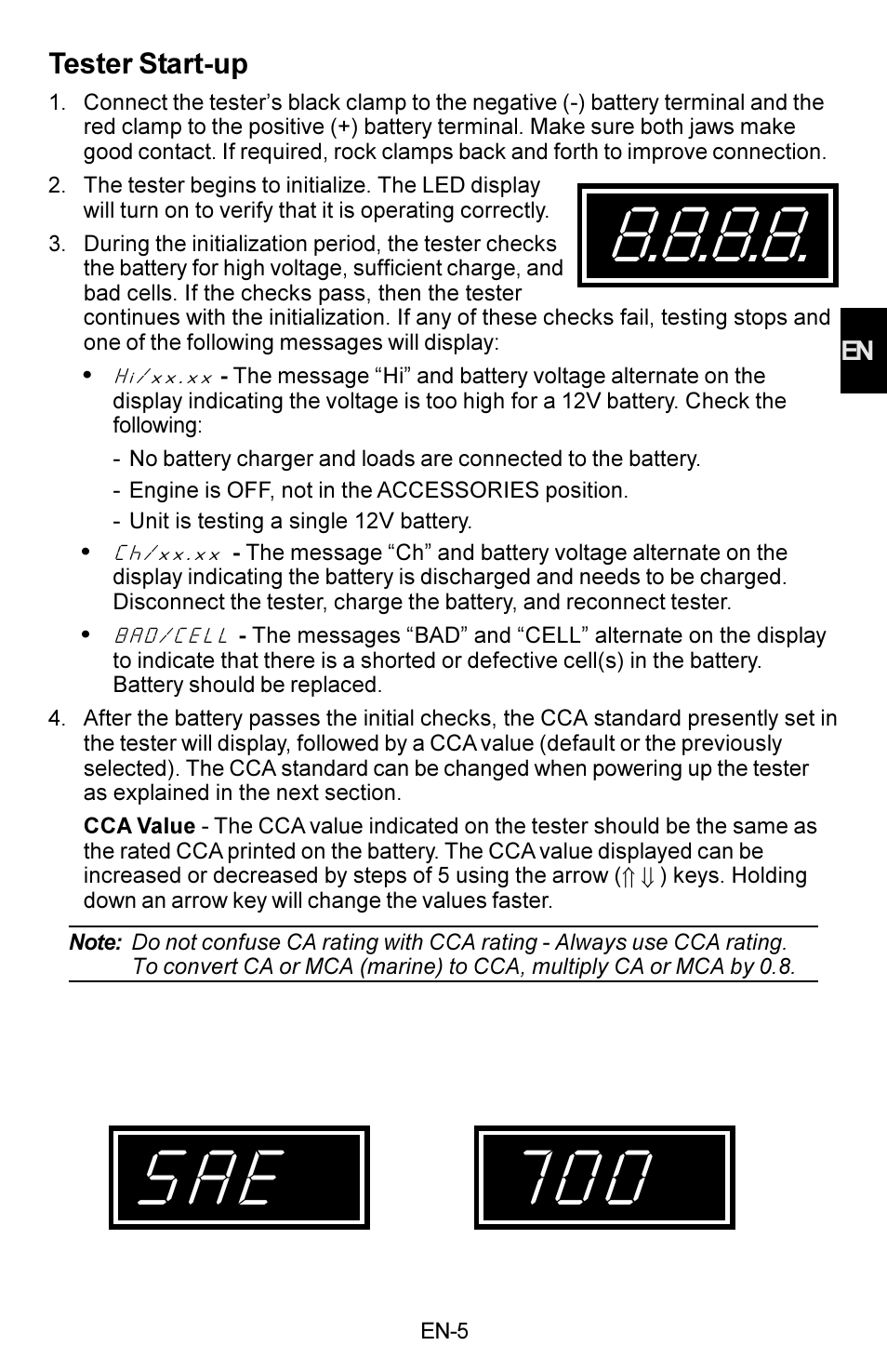 S a e 7 0 0 | Actron KAL8300 User Manual | Page 17 / 40