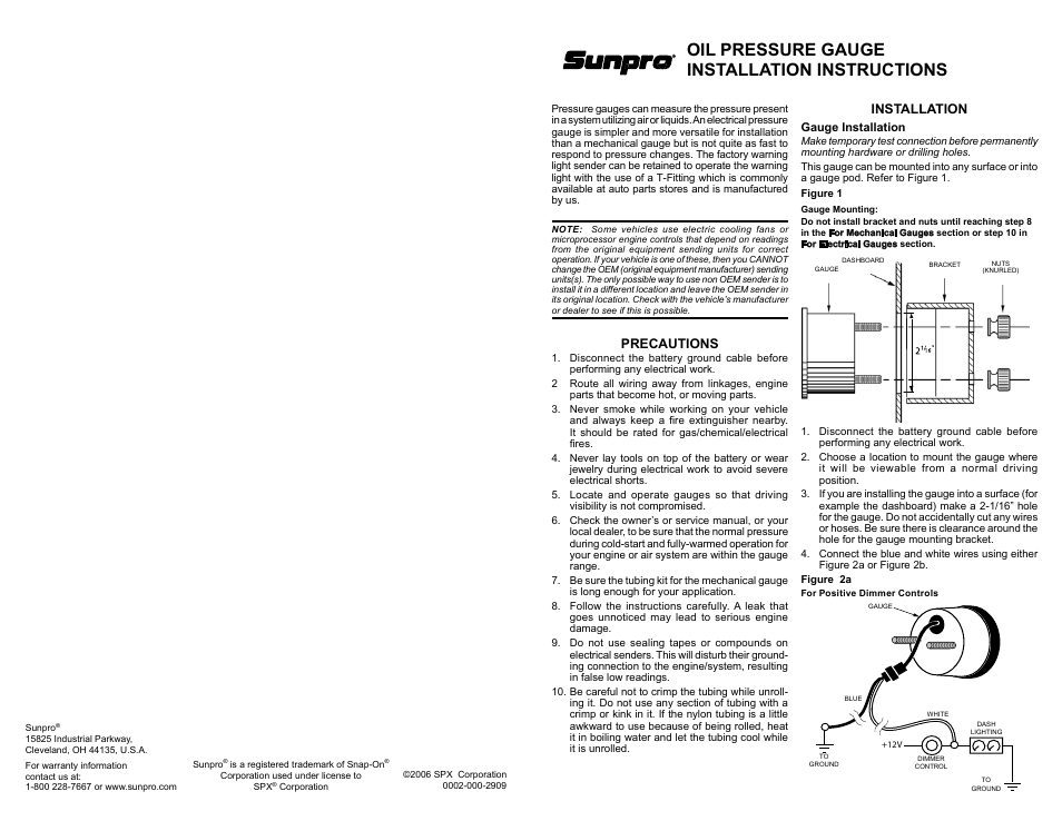 Actron CP7001 User Manual | 6 pages