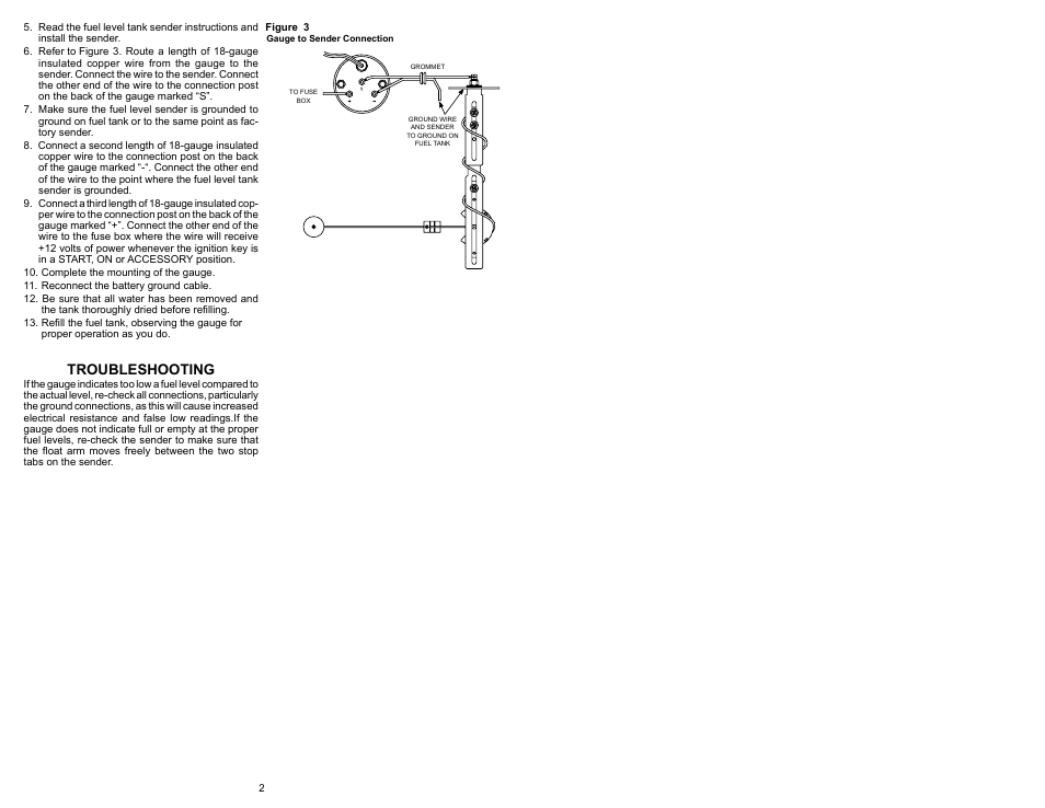 Troubleshooting | Actron CP7009 User Manual | Page 2 / 4
