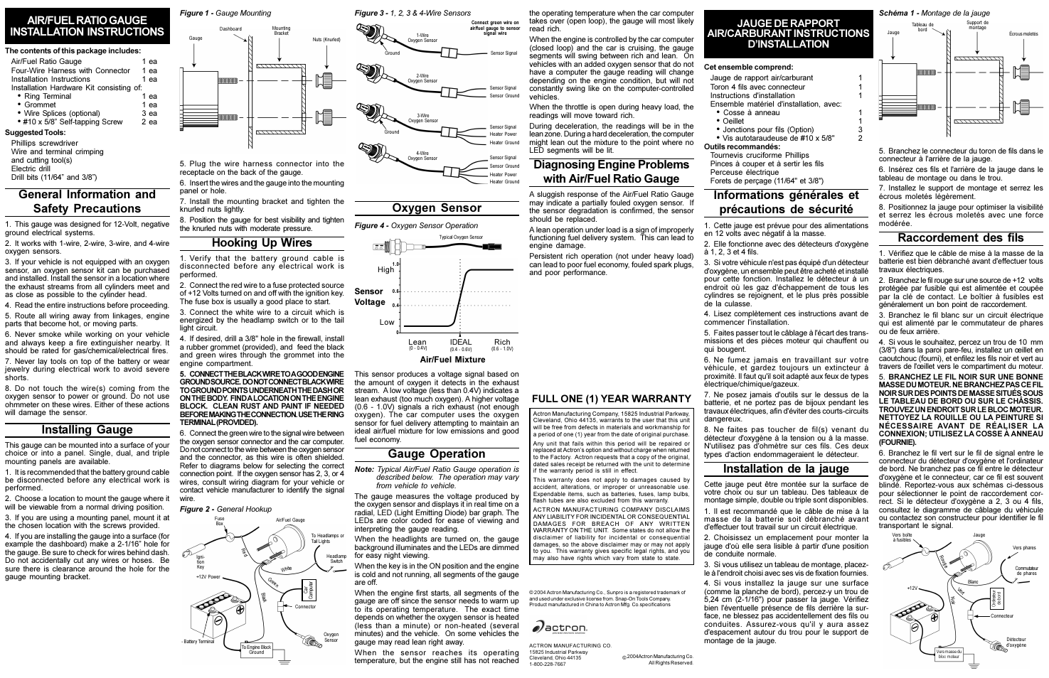 Actron CP8200 User Manual | 2 pages