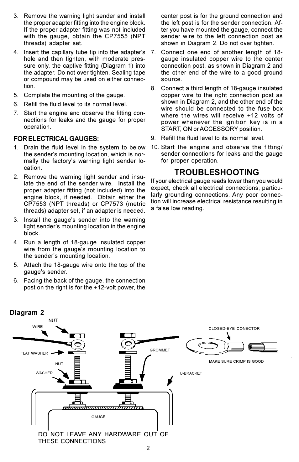 Troubleshooting | Actron CP8208 User Manual | Page 9 / 12