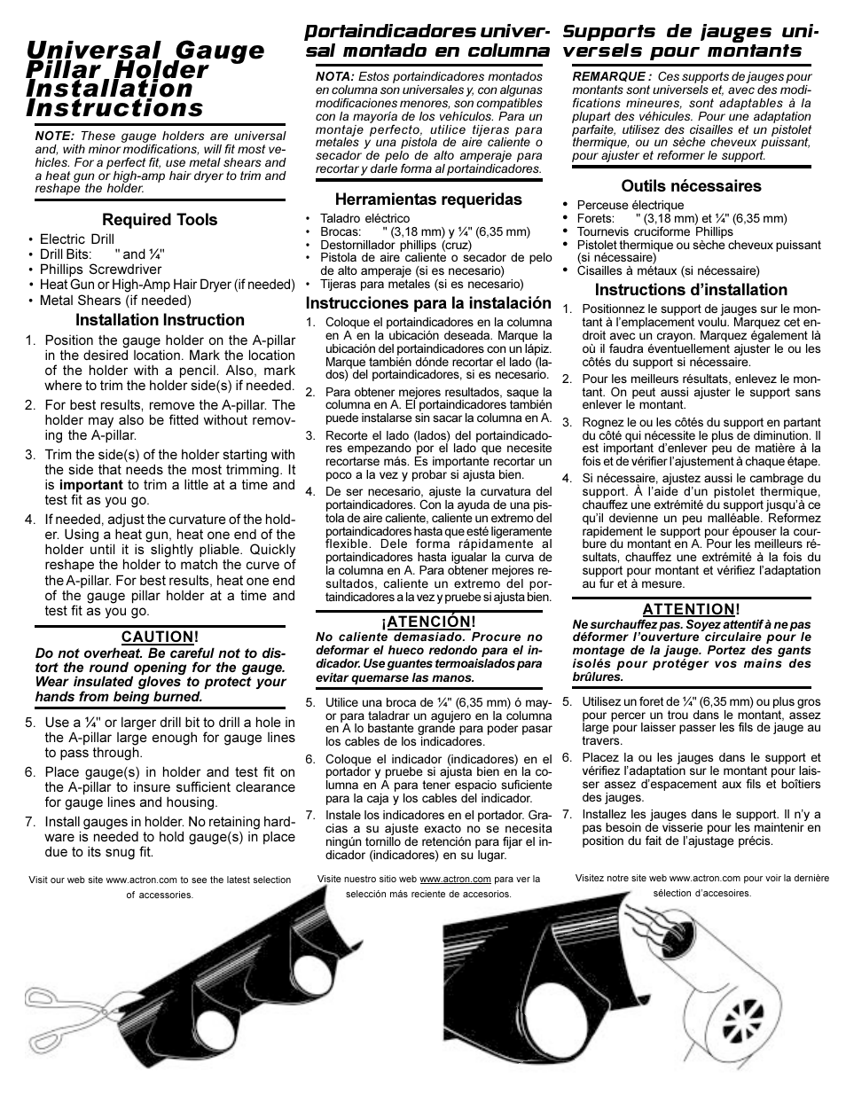 Actron CP7549 User Manual | 2 pages