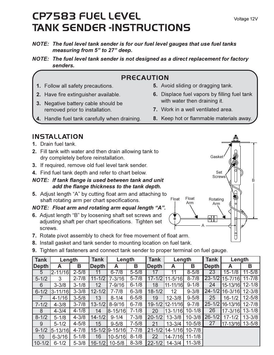 Actron CP7591 User Manual | 4 pages