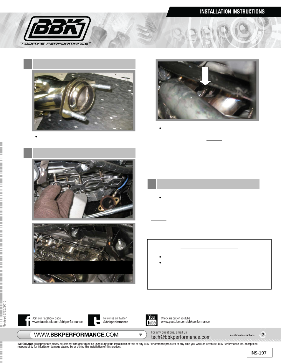 Tuned length headers, Hardware included | BBK Performance 14420 User Manual | Page 2 / 2