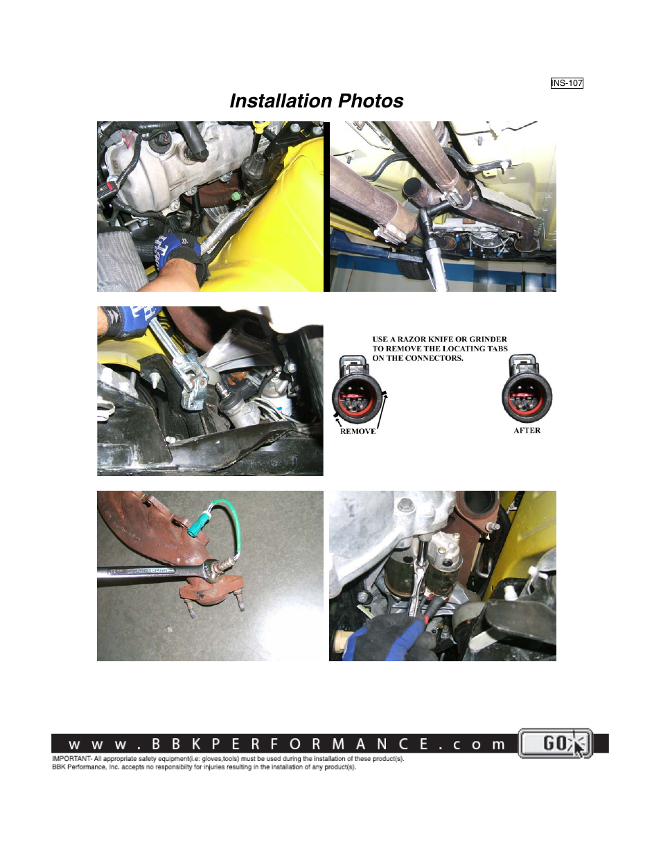 Installation photos | BBK Performance 16410 User Manual | Page 3 / 3