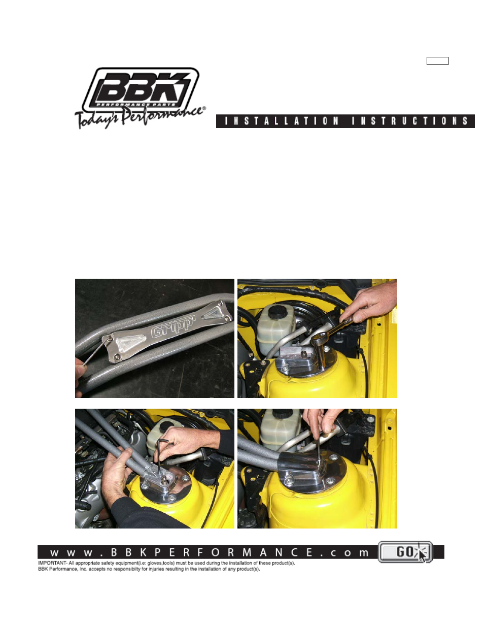 BBK Performance 2618 User Manual | 1 page