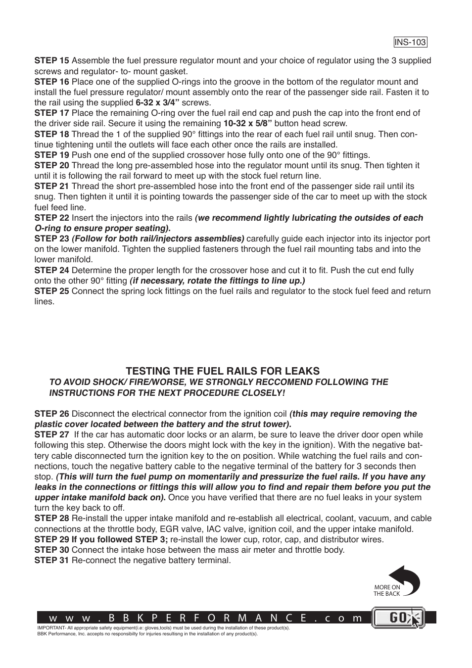 BBK Performance 5010 User Manual | Page 2 / 3