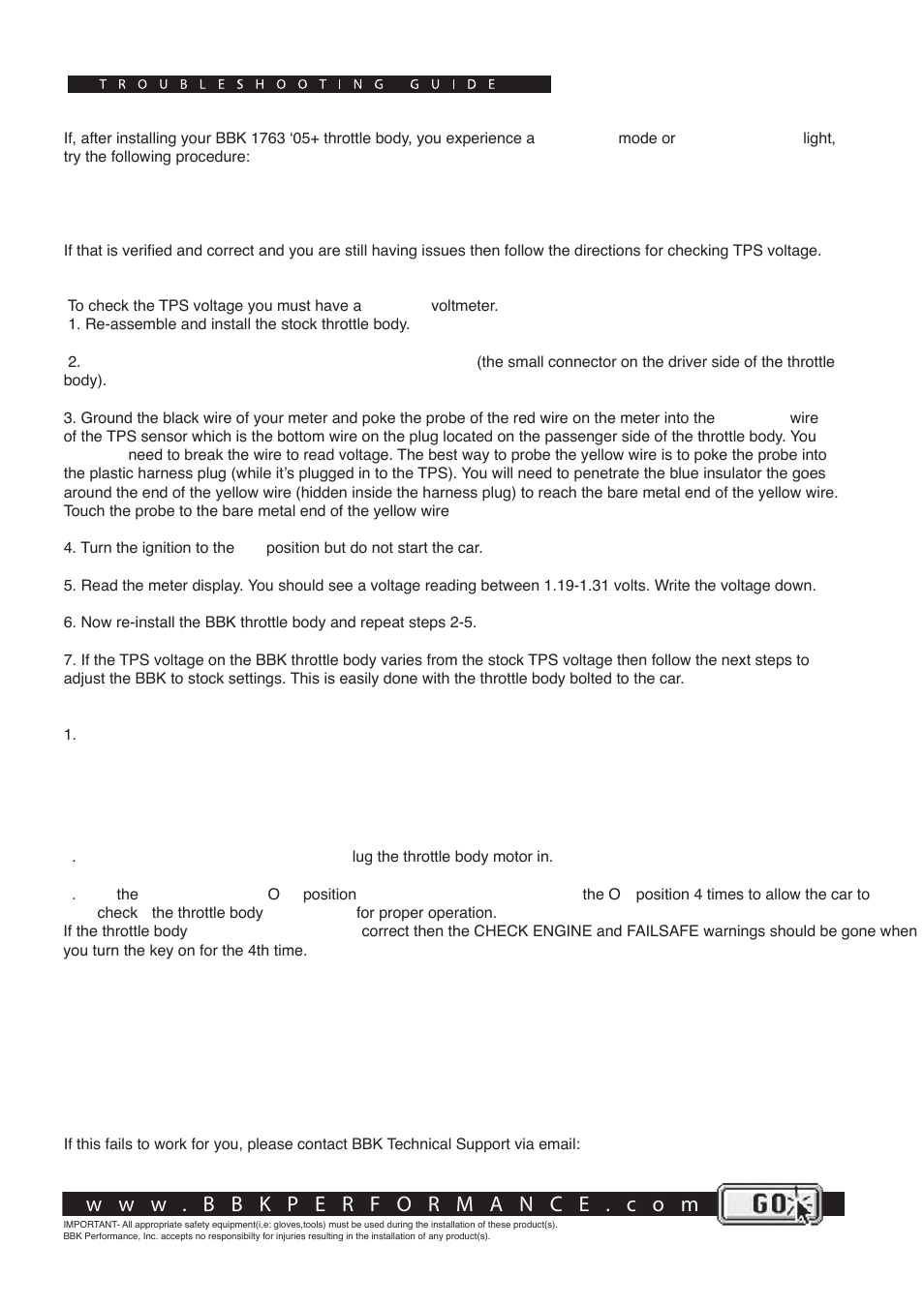 BBK Performance 1765 User Manual | Page 3 / 3