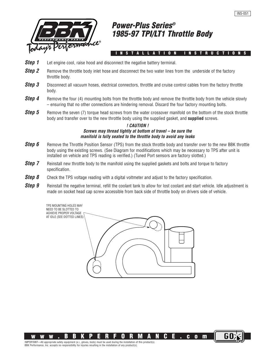 BBK Performance 1544 User Manual | 1 page