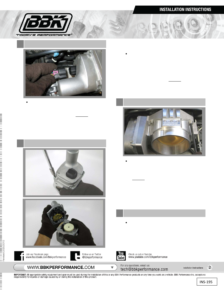 Throttle body | BBK Performance 1790 User Manual | Page 2 / 2