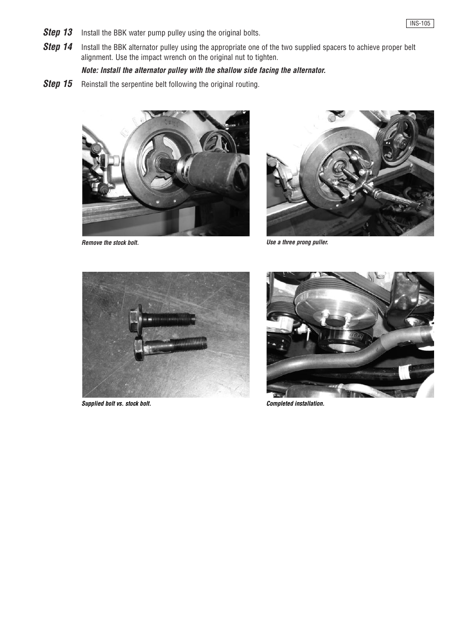 Step 13, Step 14, Step 15 | BBK Performance 1608 User Manual | Page 2 / 3