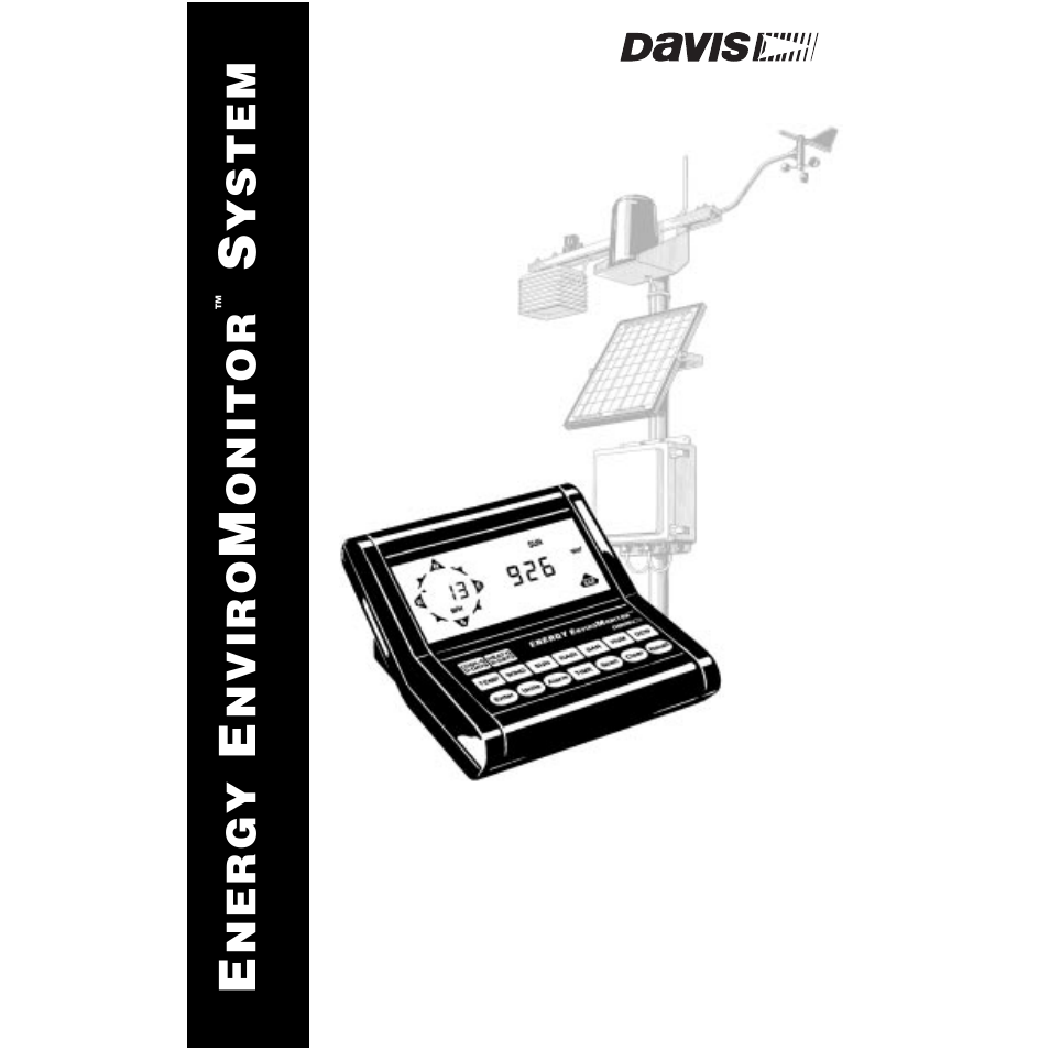 Nergy, Nviro, Onitor | Ystem | DAVIS Energy EnviroMonitor: Console User Manual | Page 3 / 63