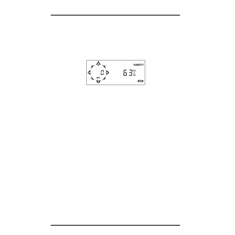 Relative humidity, Viewing humidity, Displaying highs and lows | Alarms | DAVIS Energy EnviroMonitor: Console User Manual | Page 45 / 63