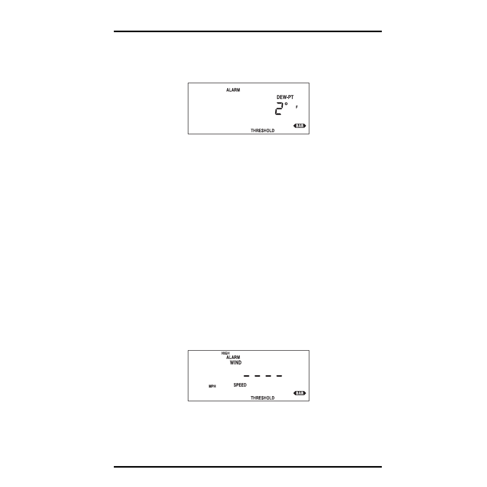 To silence an alarm, To clear an alarm | DAVIS Energy EnviroMonitor: Console User Manual | Page 56 / 63