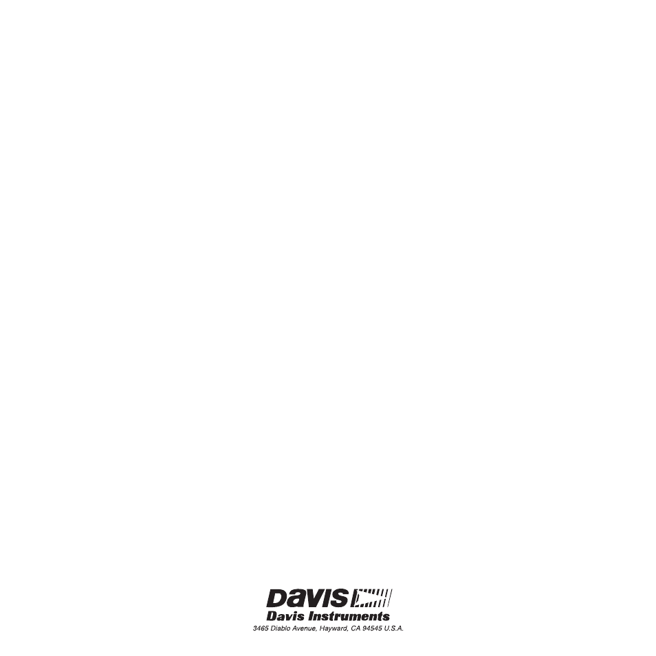 DAVIS Energy EnviroMonitor: Console User Manual | Page 63 / 63