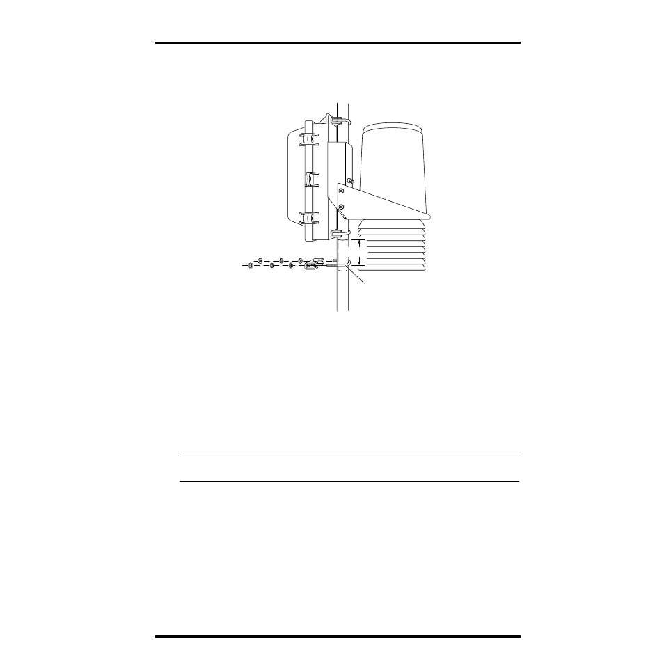 Securing and grounding the sensor array, Mounting the icam, industrial stations only | DAVIS EZ-Mount Installation User Manual | Page 11 / 16